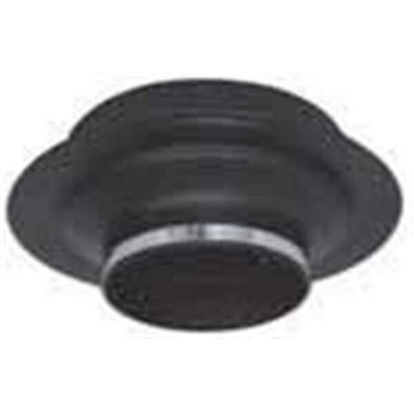 Ricki&Aposs Rugs Selkirk Corporation SPR8CSB 8 Inch Superpro Decorator Ceiling Support With Black Trim Collar 8 Inch RI2844993